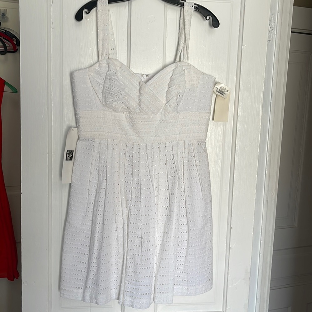 White eyelet dress-Shoshanna with tags